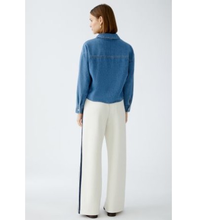 Camisa vaquera azul Oui portada