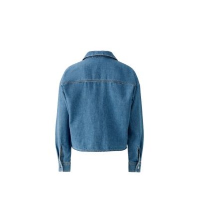 Camisa vaquera azul Oui portada