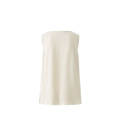 Top beige Oui por delante