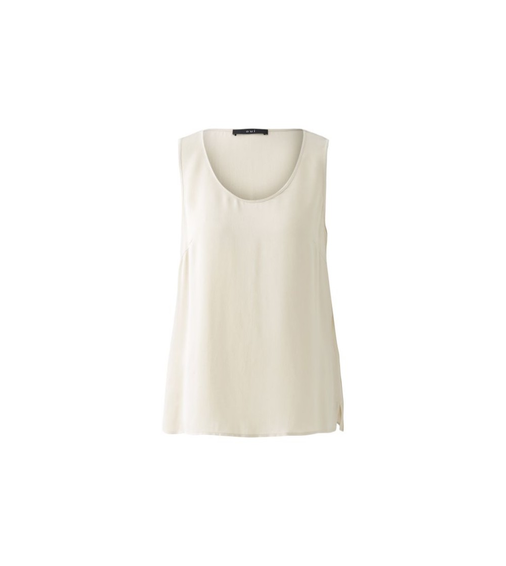 Top beige Oui por delante