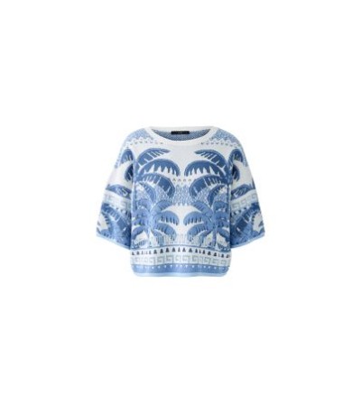 Jersey palmeras azul Oui magazine