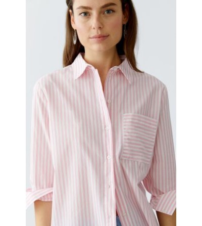 Camisa rayas rosa Oui portada