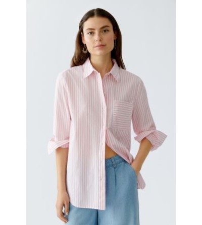 Camisa rayas rosa Oui portada