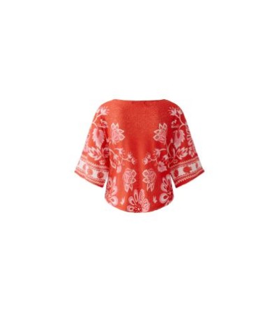 Jersey fino estampado rojo Oui portada