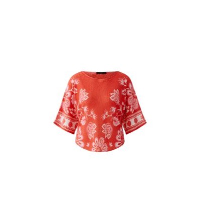 Jersey fino estampado rojo Oui portada