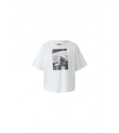 Camiseta On the Road blanca Oui portada