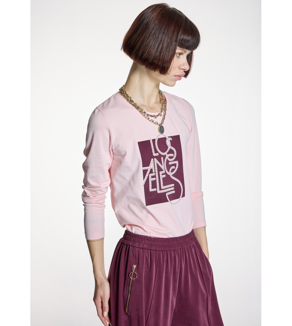 Camiseta Los Ángeles rosa AC by Alba Conde portada