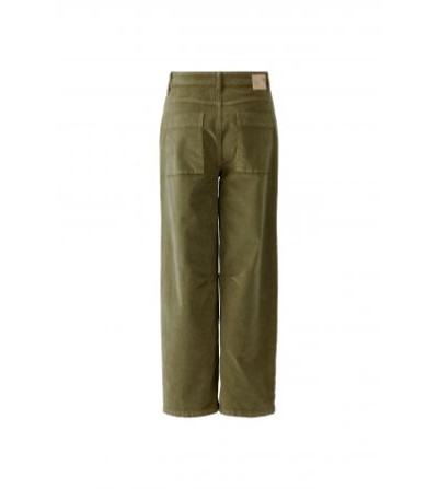Pantalones pana verde Oui portada