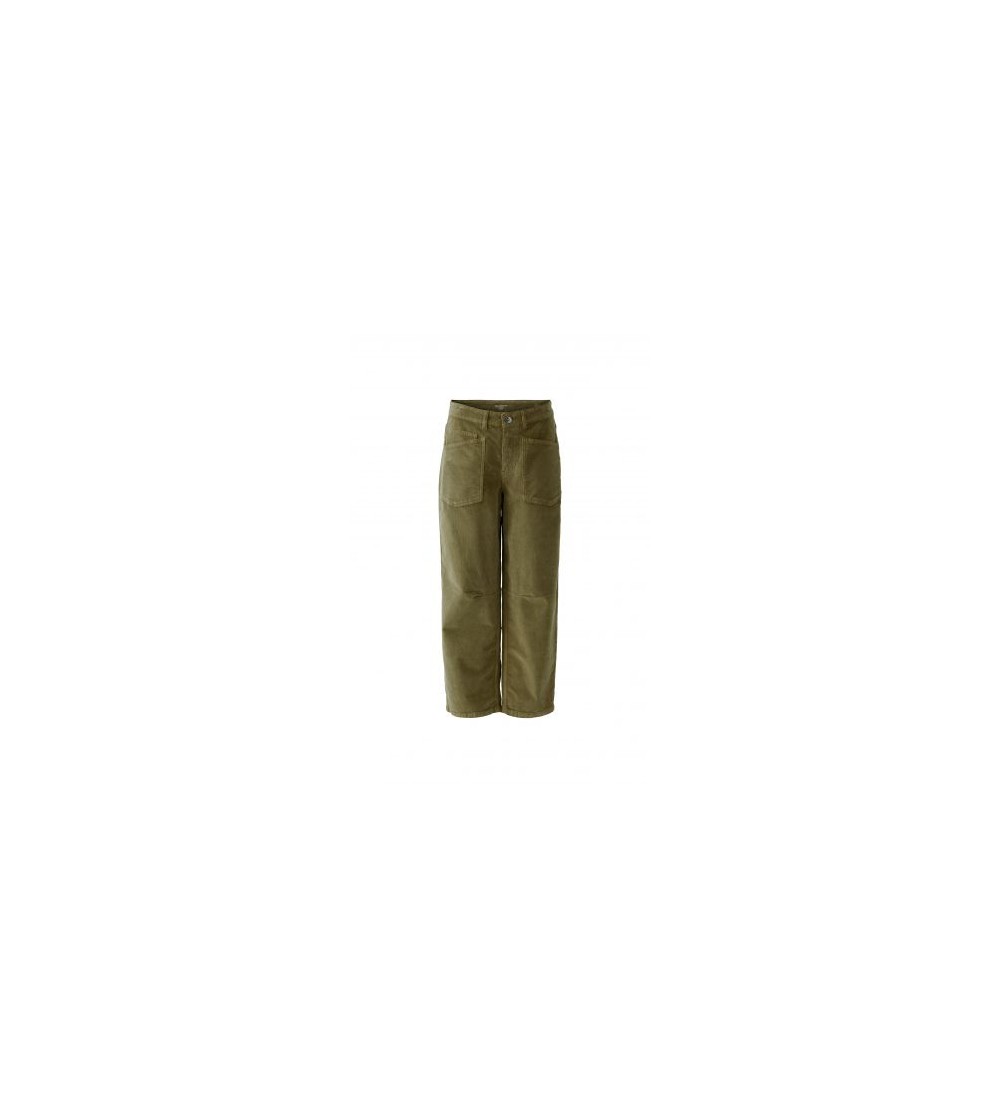 Pantalones pana verde Oui portada