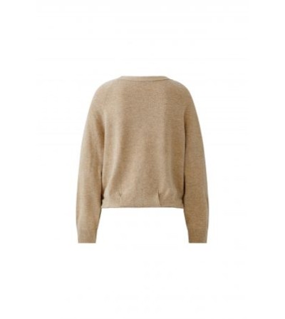 Jersey botones beige Oui portada