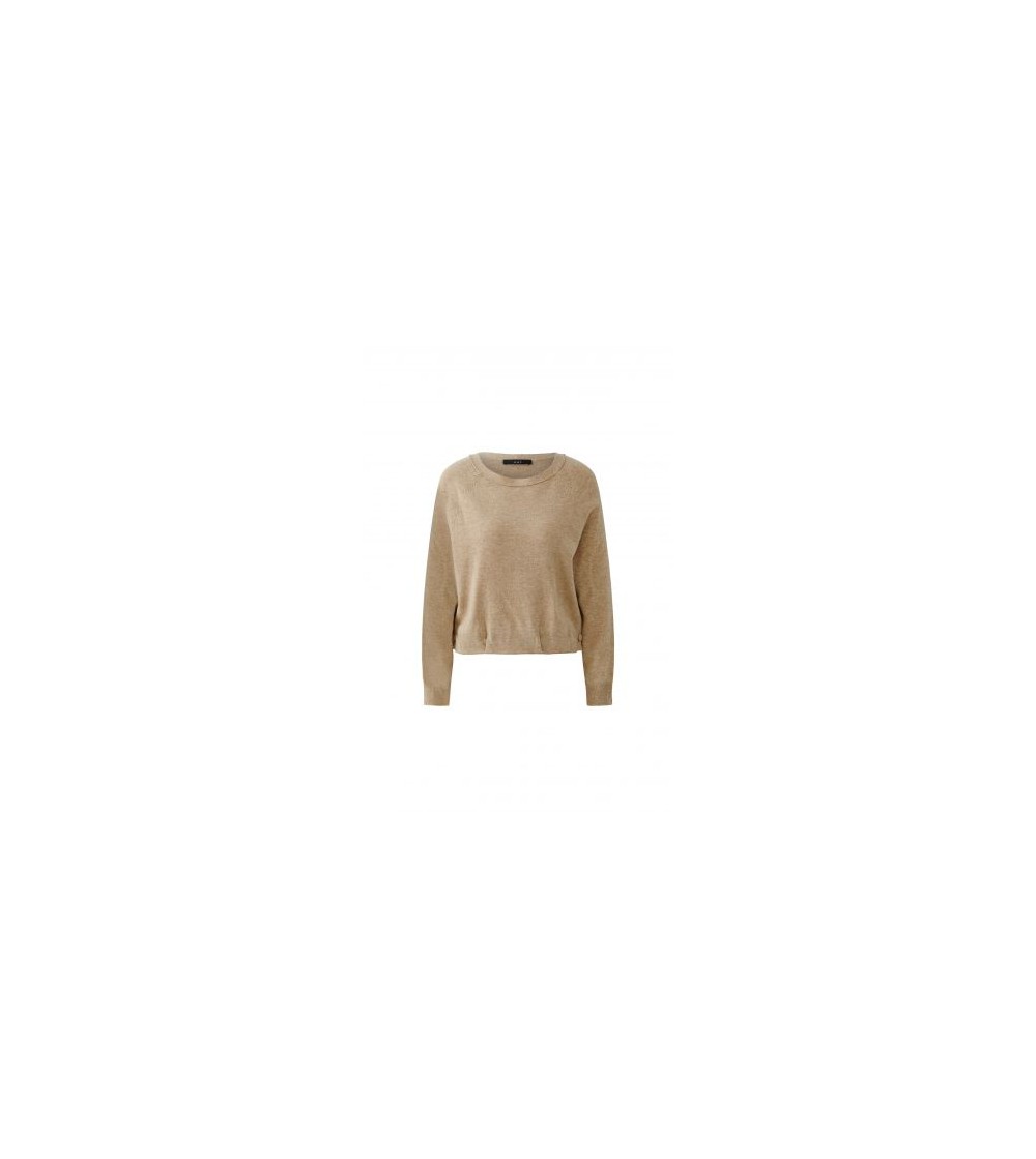 Jersey botones beige Oui portada