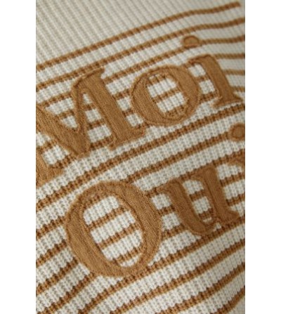 Jersey rayas cv beige Oui portada