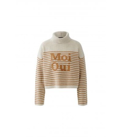 Jersey rayas cv beige Oui portada