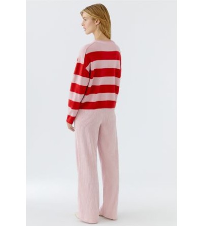 Jersey rayas rosarojo Oui magazine