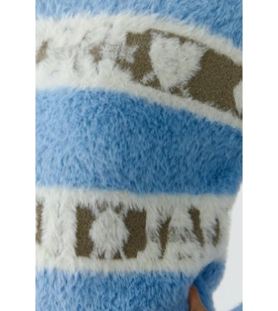 Jersey pelo celeste Oui magazine