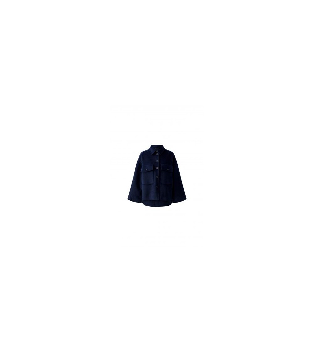 Chaqueta bolsillos marino Oui portada