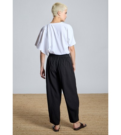 Camiseta volante blanca AC by Alba Conde portada