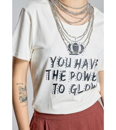 Camiseta corona cruda AC by Alba Conde portada