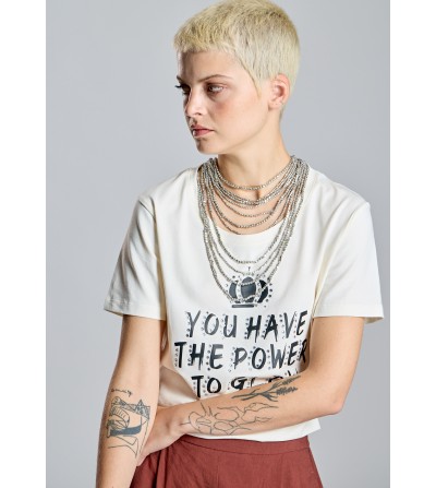 Camiseta corona cruda AC by Alba Conde portada