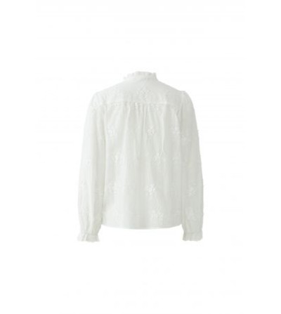 Blusa romántica cruda Oui detalle manga
