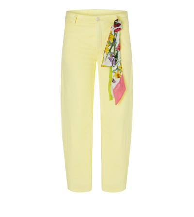 Pantalones CAMBIO ORIA french pocket amarillo portada