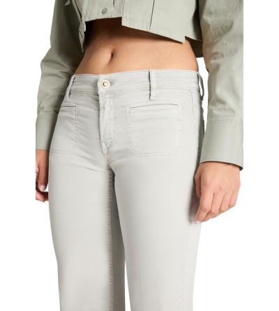 Pantalones CAMBIO TESS cropped gris portada