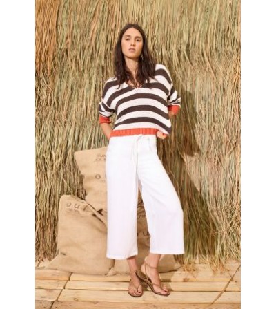 Pantalones pirata blancos Oui portada