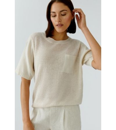 Jersey mc lino beige Oui portada