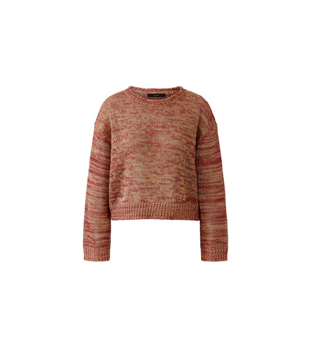 Jersey jaspeado granate Oui portada