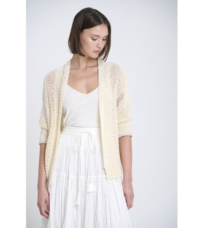 Chaqueta punto mc beige Sita Murt portada