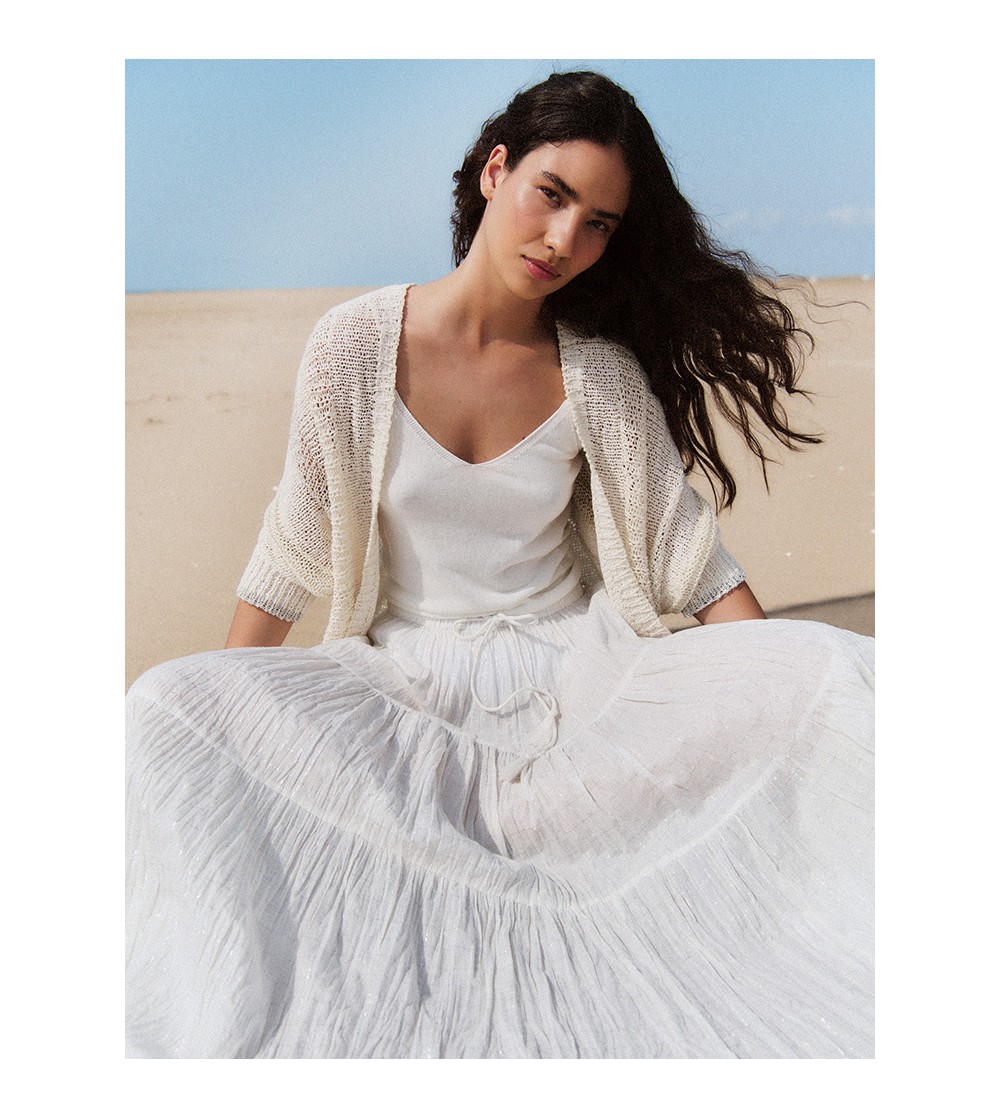 Chaqueta punto mc beige Sita Murt portada