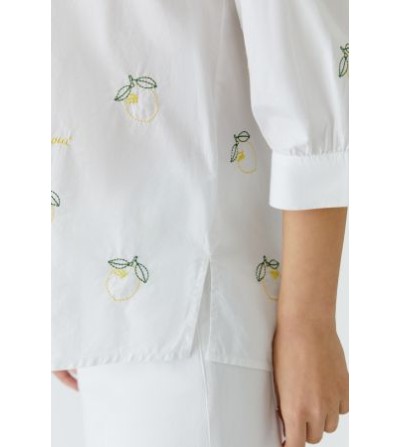 Blusa limones blanca Oui portada