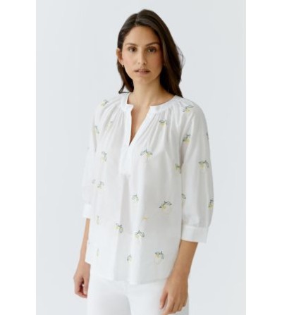 Blusa limones blanca Oui portada