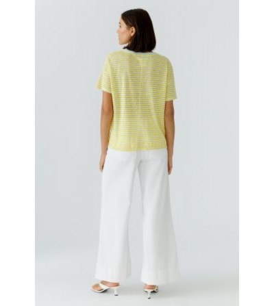 Camiseta rayita amarilla Oui portada