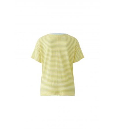 Camiseta rayita amarilla Oui portada