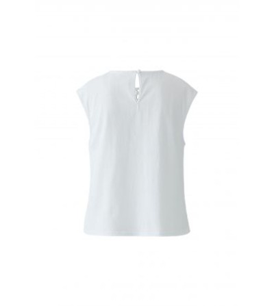 Top blanco Oui portada