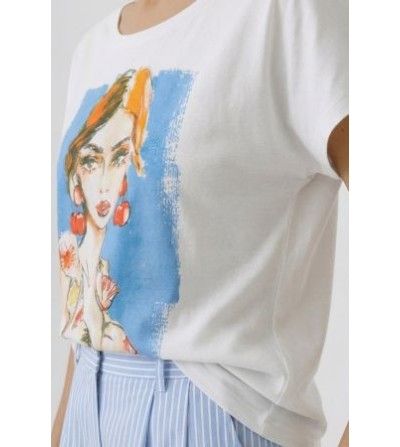 Camiseta Cab blanca Oui magazine