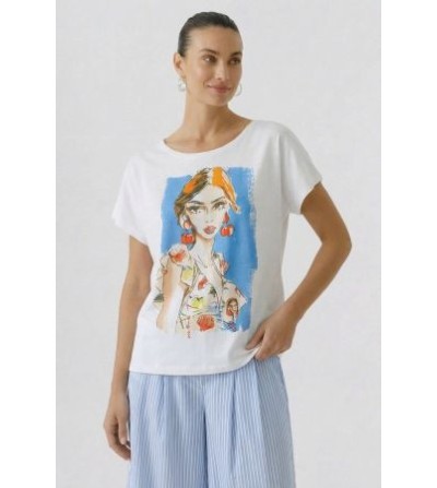 Camiseta Cab blanca Oui magazine
