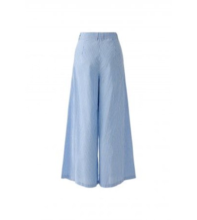 Pantalones anchos rayas azul Oui magazine