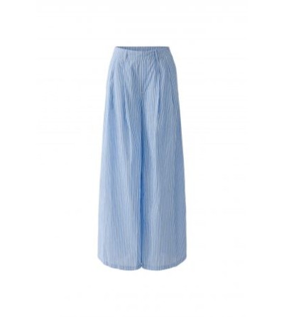 Pantalones anchos rayas azul Oui magazine