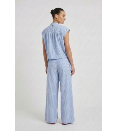 Blusa sm rayas azul Oui portada