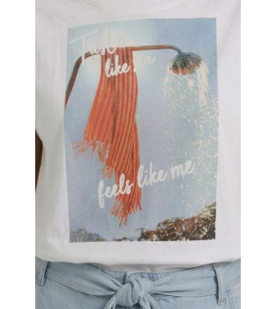Camiseta ducha blanca Oui portada