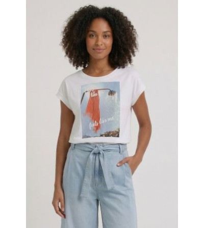 Camiseta ducha blanca Oui portada