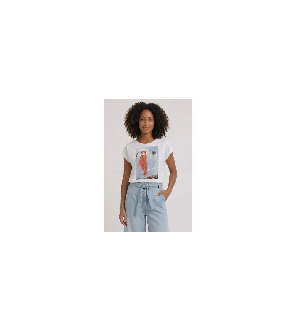 Camiseta ducha blanca Oui portada