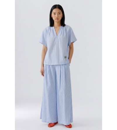 Blusa rayas palmera Oui portada