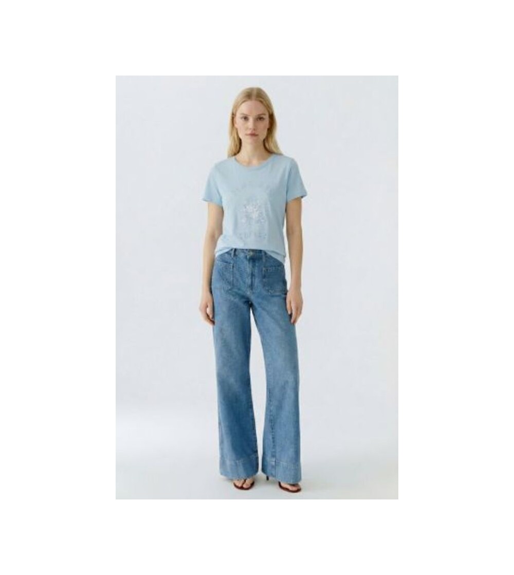 Camiseta Marais celeste Oui portada