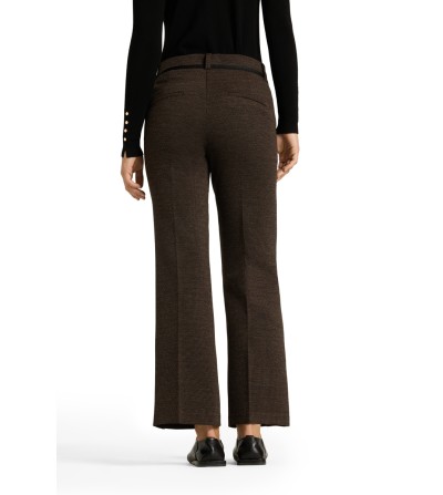 Pantalones CAMBIO Francoise cropped marrón portada