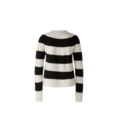 Jersey rayas crudo y negro Oui portada