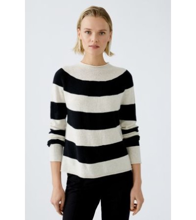 Jersey rayas crudo y negro Oui portada