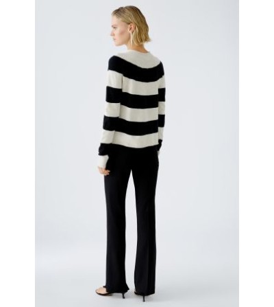 Jersey rayas crudo y negro Oui portada